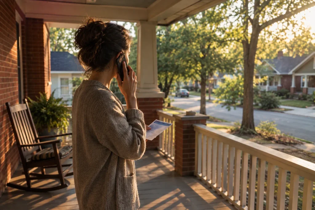 Confirming a used auto parts return policy over the phone.
